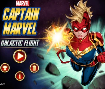 Captain Marvel Galactic Fight